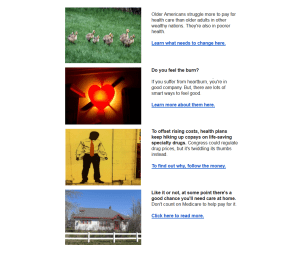 Newsletter Screenshot