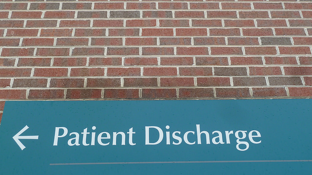 Pay attention when someone you love leaves the hospital