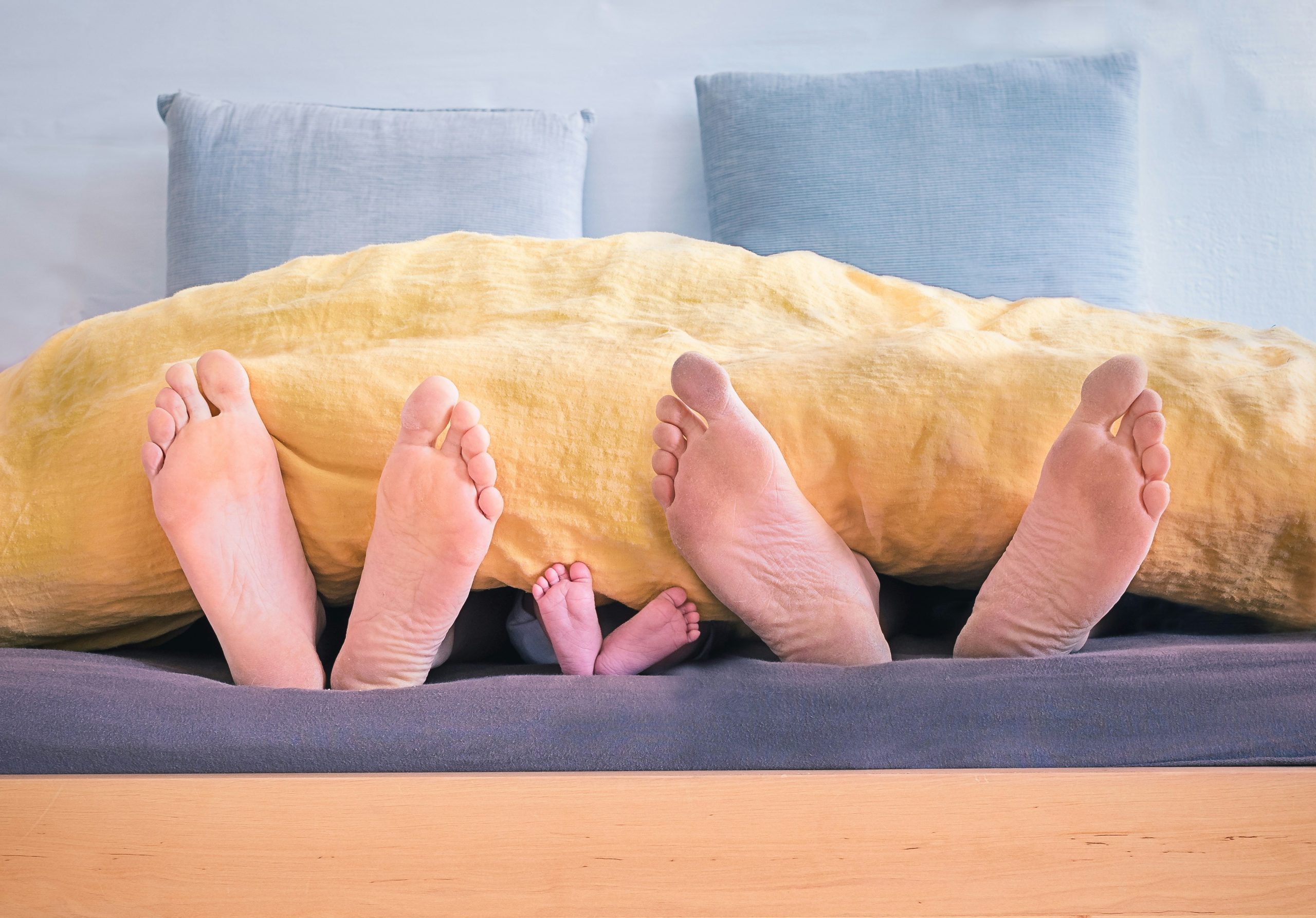 The benefits of walking barefoot at home